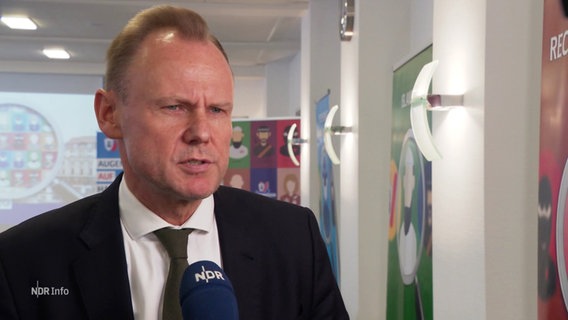 Hamburgs Innensenator Andy Grote von der SPD im Interview © Screenshot 