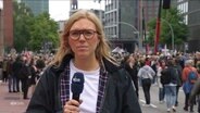 Reporterin Maike Huckschlag © Screenshot 