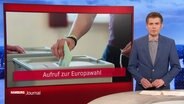 Moderator Carl-Georg Salzwedel im Studio. © Screenshot 