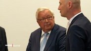 Der Angeklagte Olearius vor Gericht © Screenshot 
