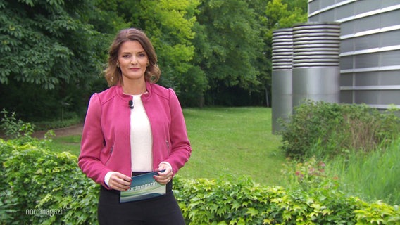 Frauke Rauner moderiert das Nordmagazin. © Screenshot 