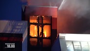 Hinweise auf den oder die Verursacher des Brandes in einer Schule werden ab sofort mit einer Belohnung honoriert. © Screenshot 