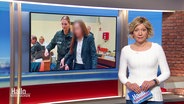 Moderatorin Christina von Saß im Studio. © Screenshot 