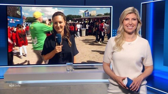 Die Moderatorin Bibiana Barth © Screenshot 