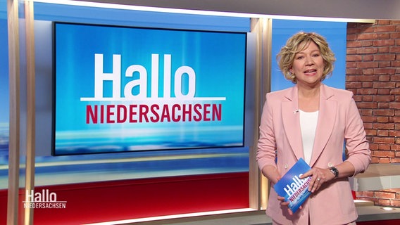 Christina von Saß moderiert Hallo Niedersachsen. © Screenshot 