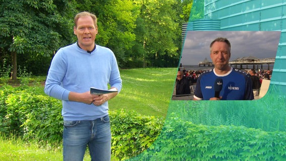 Thilo Tautz moderiert das Nordmagazin. © Screenshot 