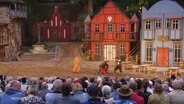 Szene von der Premiere der "Müritz-Saga". © Screenshot 