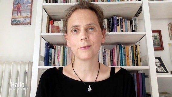 Katharina Kracht im Interview. © Screenshot 