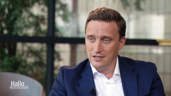 Niedersachsens CDU-Chef Sebastian Lechner © Screenshot 