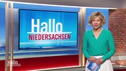Christina von Saß moderiert Hallo Niedersachsen. © Screenshot 