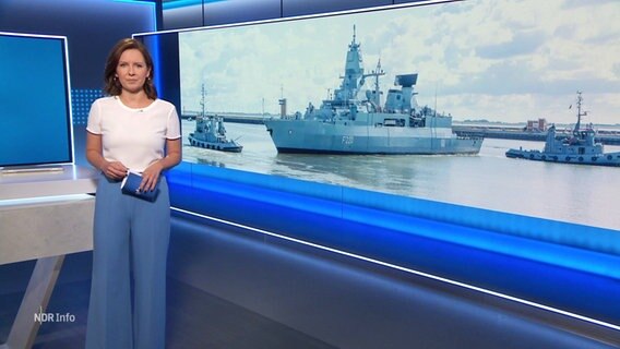 Romy Hiller moderiert NDR Info um 14:00 Uhr. © Screenshot 