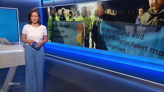 Romy Hiller moderiert NDR Info um 16:00 Uhr. © Screenshot 
