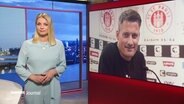 Dina Hille moderiert das Hamburg Journal um 18 Uhr. © Screenshot 