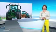 Moderatorin Frauke Rauner im Studio. © Screenshot 