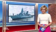 Moderatorin Christina von Saß im Studio. © Screenshot 