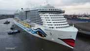 Die AIDA von vorne. © Screenshot 