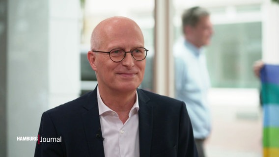 Hamburgs Bürgermeister Peter Tschentscher. © Screenshot 