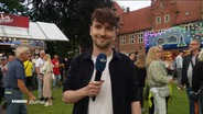 Tristan Dück berichtet vom Bergedorfer Straßenfest. © Screenshot 