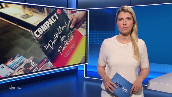 Moderatorin Bibiana Barth im Studio. © Screenshot 
