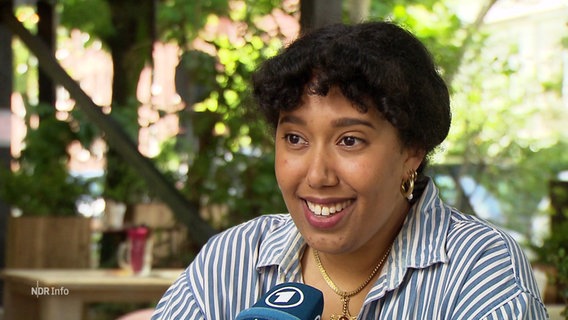 Candice Newton von den Democrats Abroad. © Screenshot 