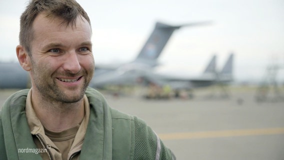 Kampfpilot Marco Brunhofer. © Screenshot 