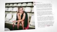 Angelique Kerbers Online-Post zum Ende ihrer Karriere. © Screenshot 