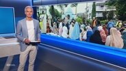 Thorsten Schröder moderiert NDR Info. © Screenshot 