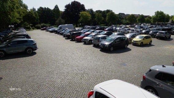 Ein Parkplatz in Peine. © Screenshot 