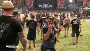 Szene vom Festival in Wacken. © Screenshot 