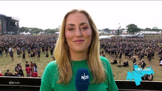 Lisa Knittel berichtet aus Wacken. © Screenshot 