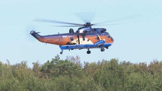 Der Helikopter "Sea King". © Screenshot 