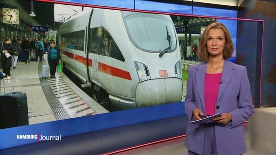 Julia-Niharika Sen moderiert das Hamburg Journal. © Screenshot 