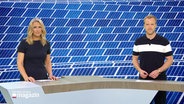 Gabi Lüeße und Henrik Hanses morderieren das Schleswig-Holstein Magazin. © Screenshot 