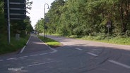 Eine Unfallstelle auf Rügen. © Screenshot 
