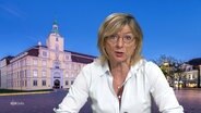 Reporterin Christina Gerlach im Gespräch. © Screenshot 