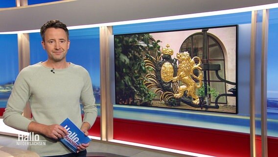 Jan Starkebaum moderiert Hallo Niedersachsen. © Screenshot 