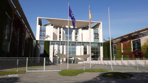 Das Bundeskanzleramt in Berlin © Screenshot 