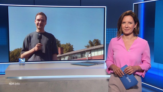 Romy Hiller in einer Schaltemit Daniel Frevel. © Screenshot 