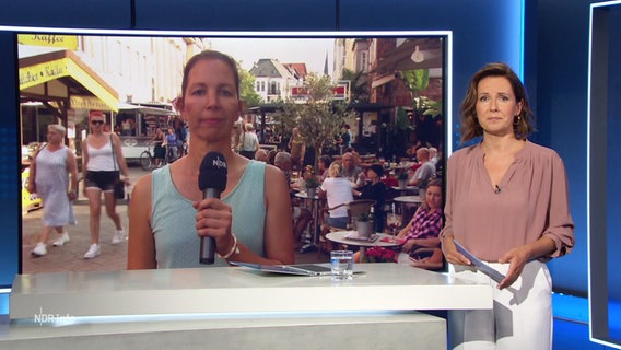 Moderatorin Romy Hiller im Gespräch mit Birgit Stamerjohanns © Screenshot 