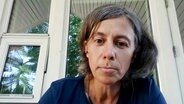 Moorforscherin Franziska Tanneberger im Gespräch über eine Videokonferenz © Screenshot 