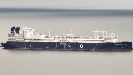Ein LNG-Schiff. © Screenshot 