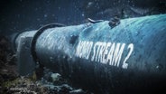 Ein Rohr der Nord Stream 2 Pipeline © Screenshot 