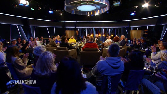 Blick in die Runde der NDR Talk Show. © Screenshot 