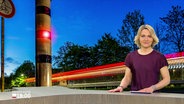 Marie Luise Bram moderiert Schleswig-Holstein um 18:00 Uhr. © Screenshot 