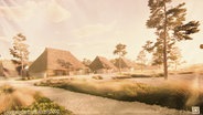 Ein Entwurf des neuen Tourismuszentrums in Ahrenshoop. © Screenshot 