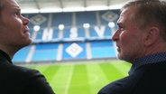 Stefan Kunzz und Eric Huwer im Hamburger Volkspark Stadion © Screenshot 