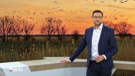 Christopher Scheffelmeier moderiert Schleswig-Holstein 18.00. © Screenshot 