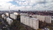 Blick auf die Grindelhochhäuser in Hamburg © Screenshot 
