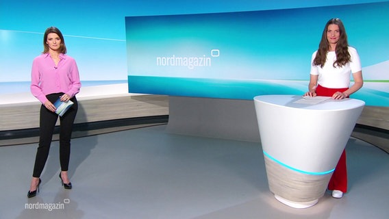 Frauke Rauner und Martina Scheller moderieren. © Screenshot 