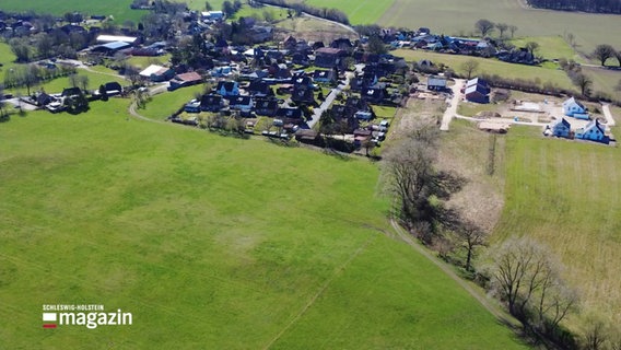 Kleinmeinsdorf aus der Vogelperspektive © Screenshot 